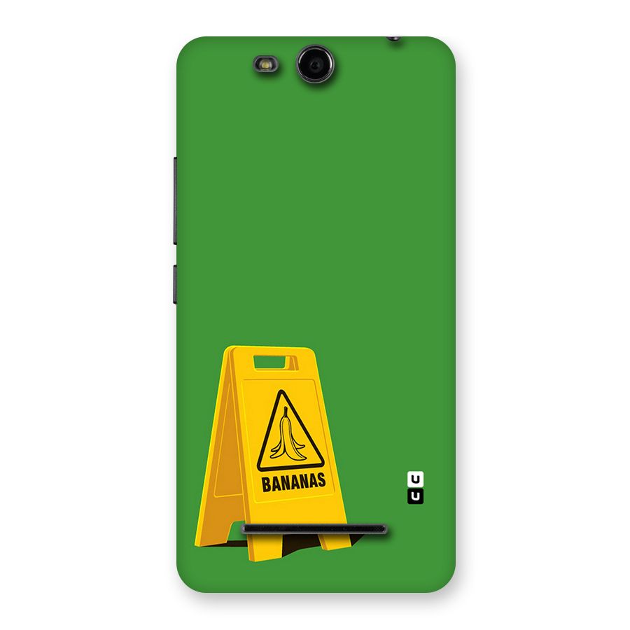 Simple Minimalist Bananas Back Case for Micromax Canvas Juice 3 Q392