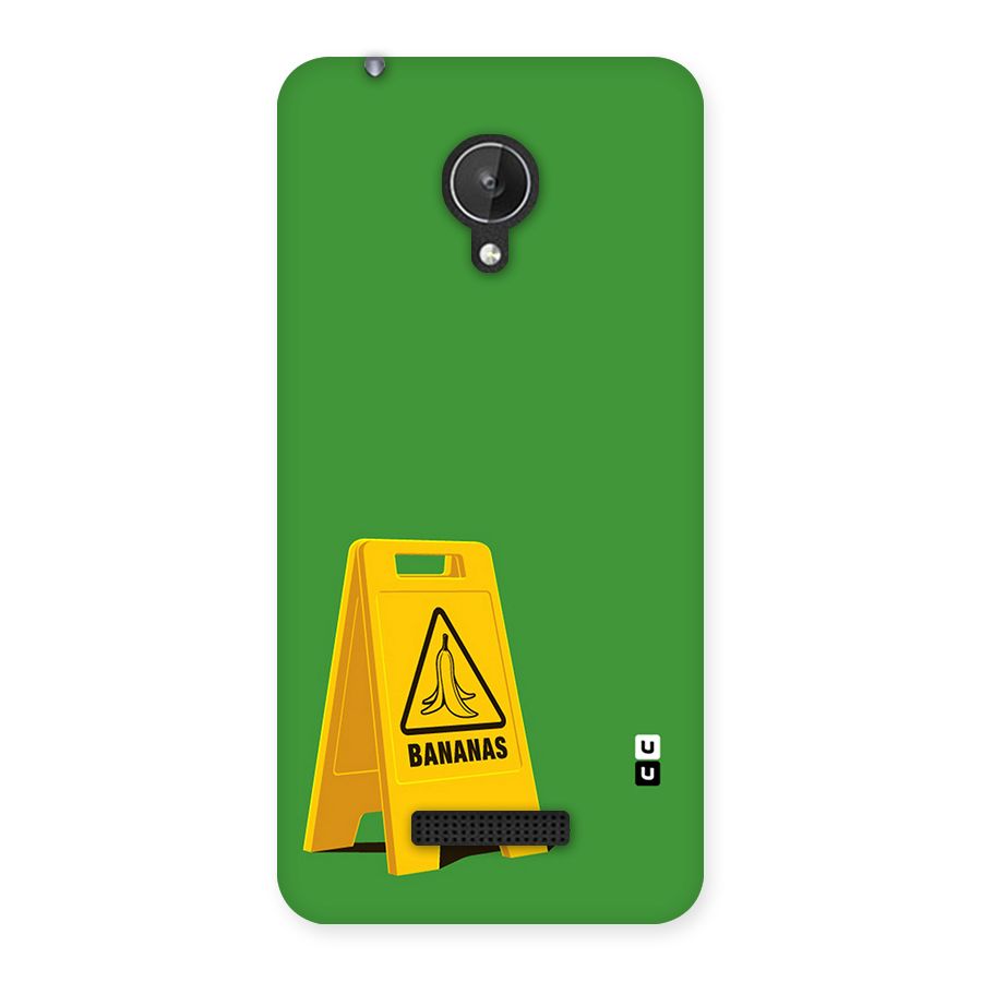 Simple Minimalist Bananas Back Case for Micromax Canvas Spark Q380