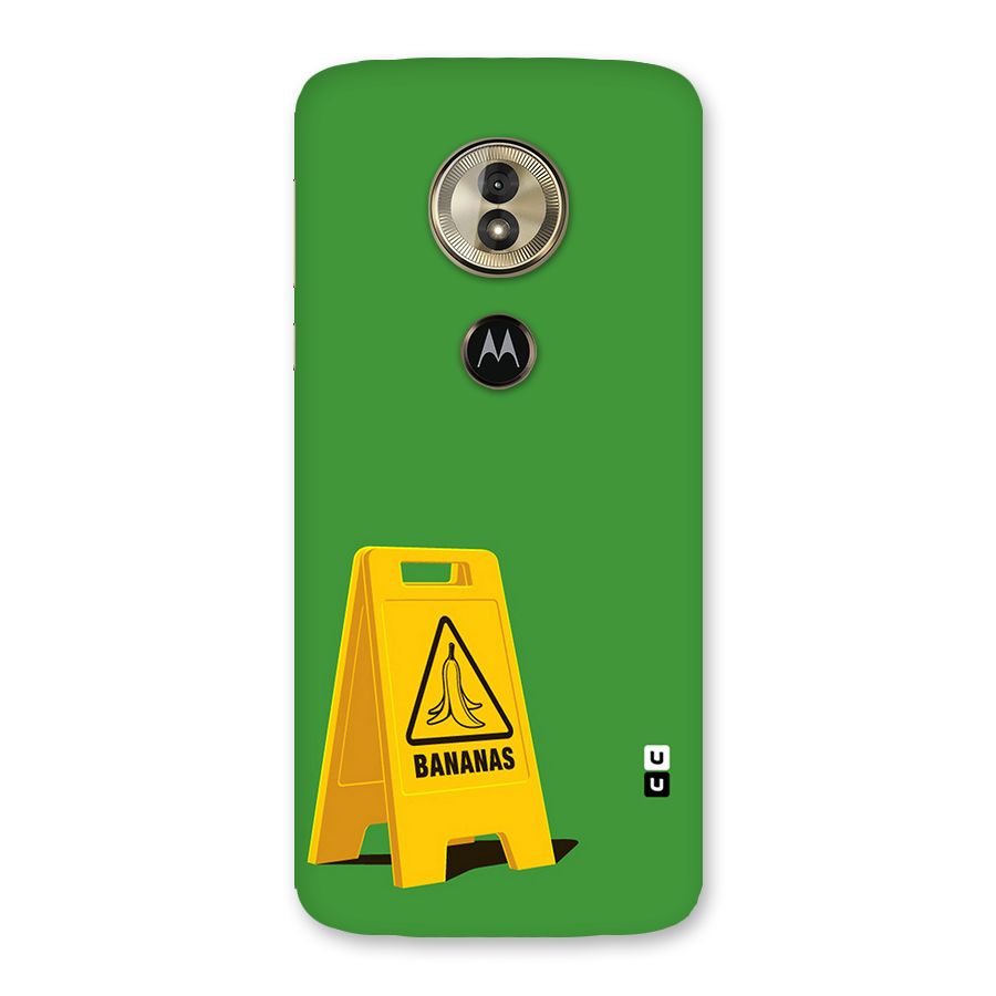 Simple Minimalist Bananas Back Case for Moto G6 Play