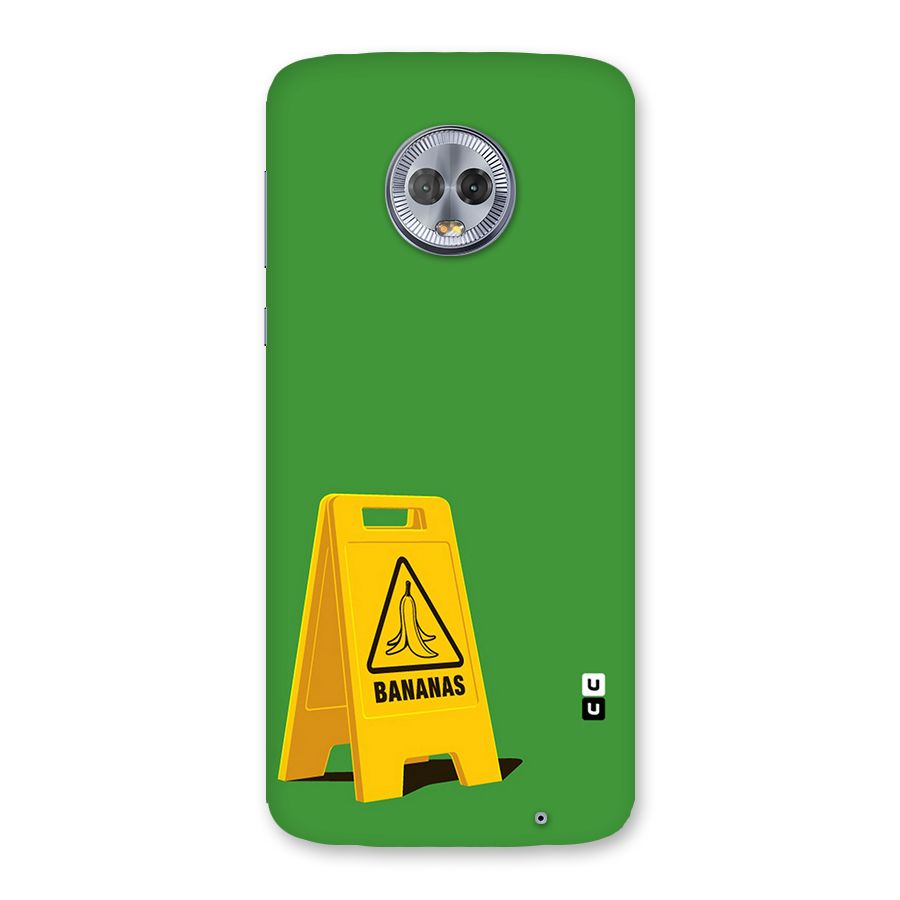 Simple Minimalist Bananas Back Case for Moto G6 Plus