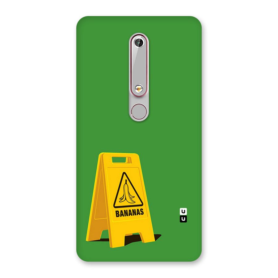 Simple Minimalist Bananas Back Case for Nokia 6.1