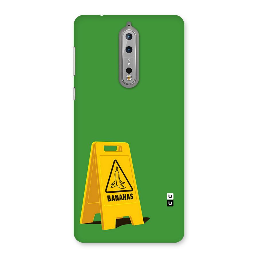 Simple Minimalist Bananas Back Case for Nokia 8