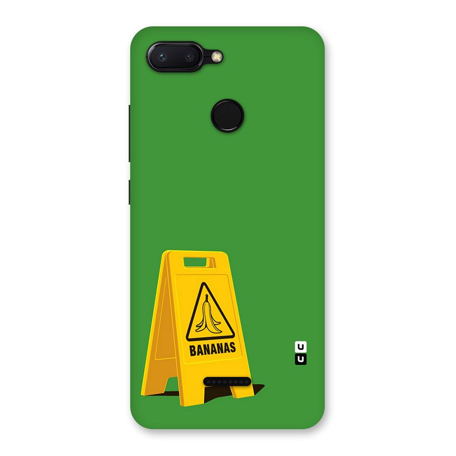 Simple Minimalist Bananas Back Case for Redmi 6