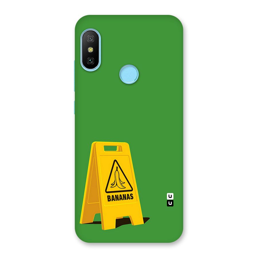 Simple Minimalist Bananas Back Case for Redmi 6 Pro