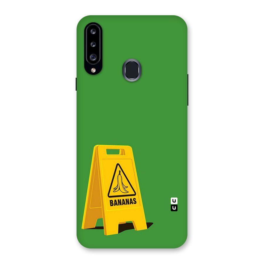 Simple Minimalist Bananas Back Case for Samsung Galaxy A20s