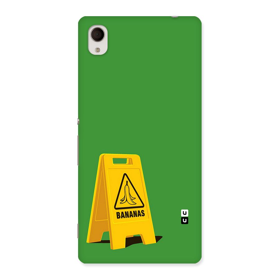 Simple Minimalist Bananas Back Case for Sony Xperia M4