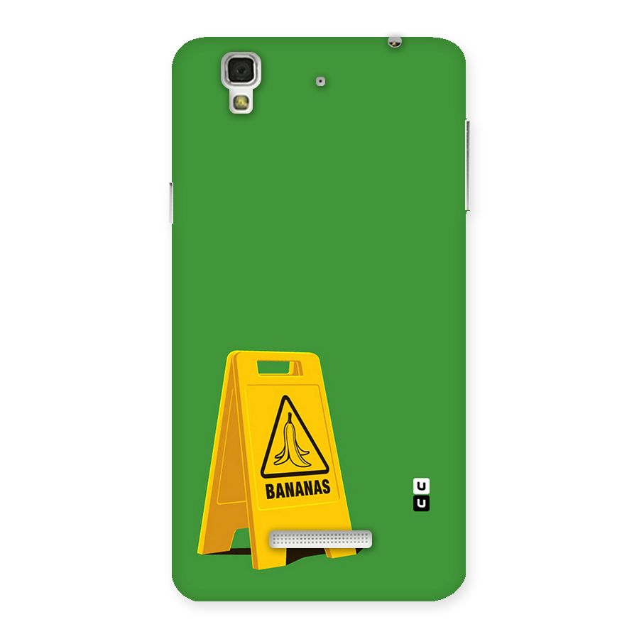 Simple Minimalist Bananas Back Case for YU Yureka Plus
