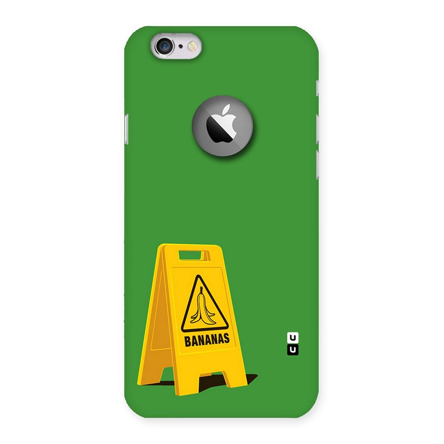 Simple Minimalist Bananas Back Case for iPhone 6 Logo Cut