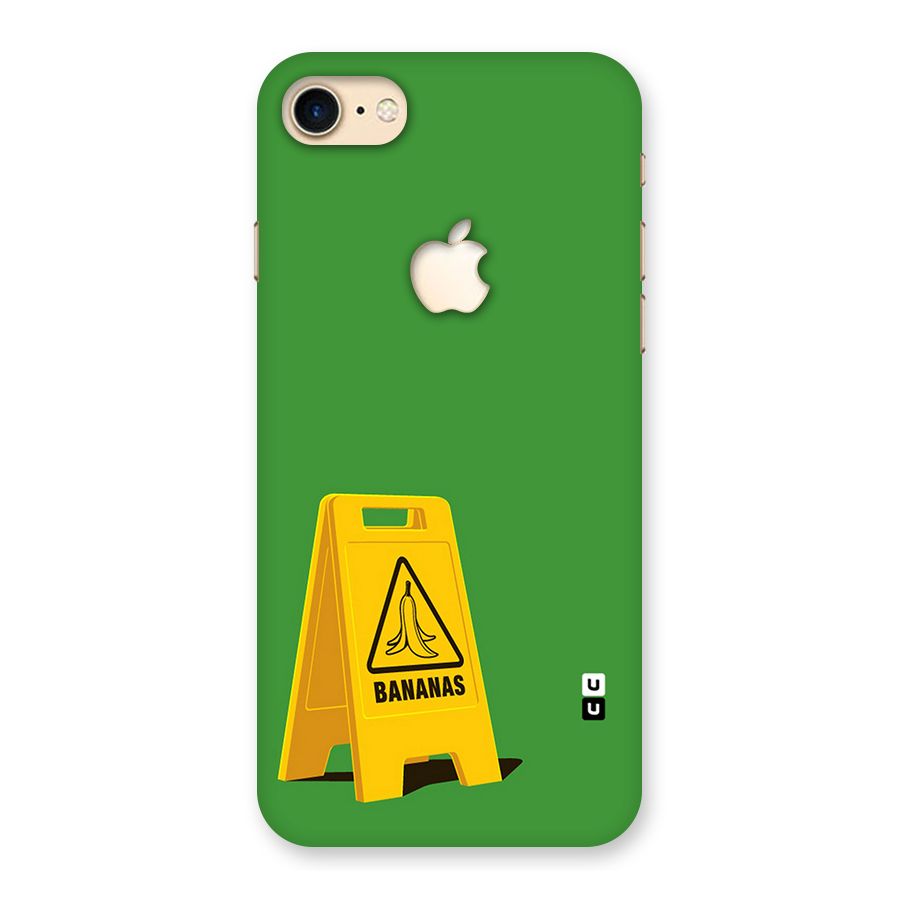 Simple Minimalist Bananas Back Case for iPhone 7 Apple Cut
