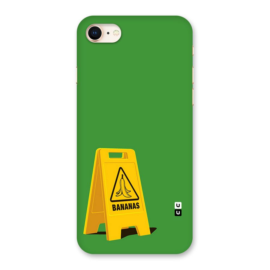 Simple Minimalist Bananas Back Case for iPhone 8