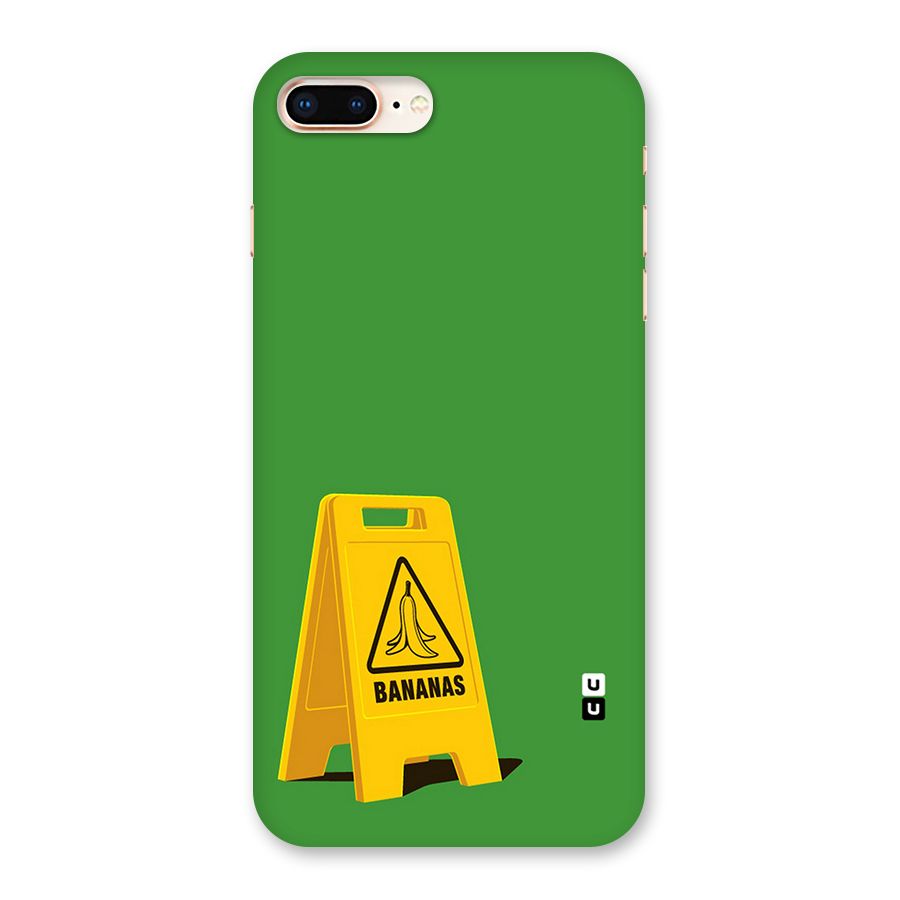 Simple Minimalist Bananas Back Case for iPhone 8 Plus
