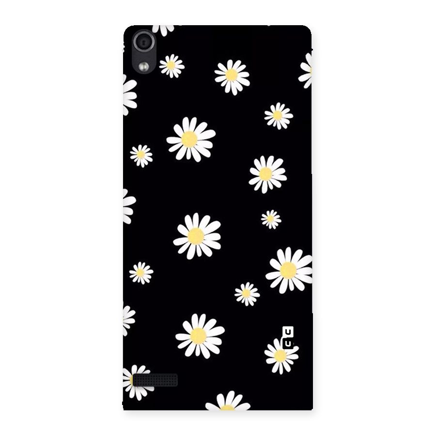 Simple Sunflowers Pattern Back Case for Ascend P6