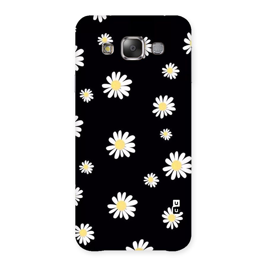 Simple Sunflowers Pattern Back Case for Galaxy E7