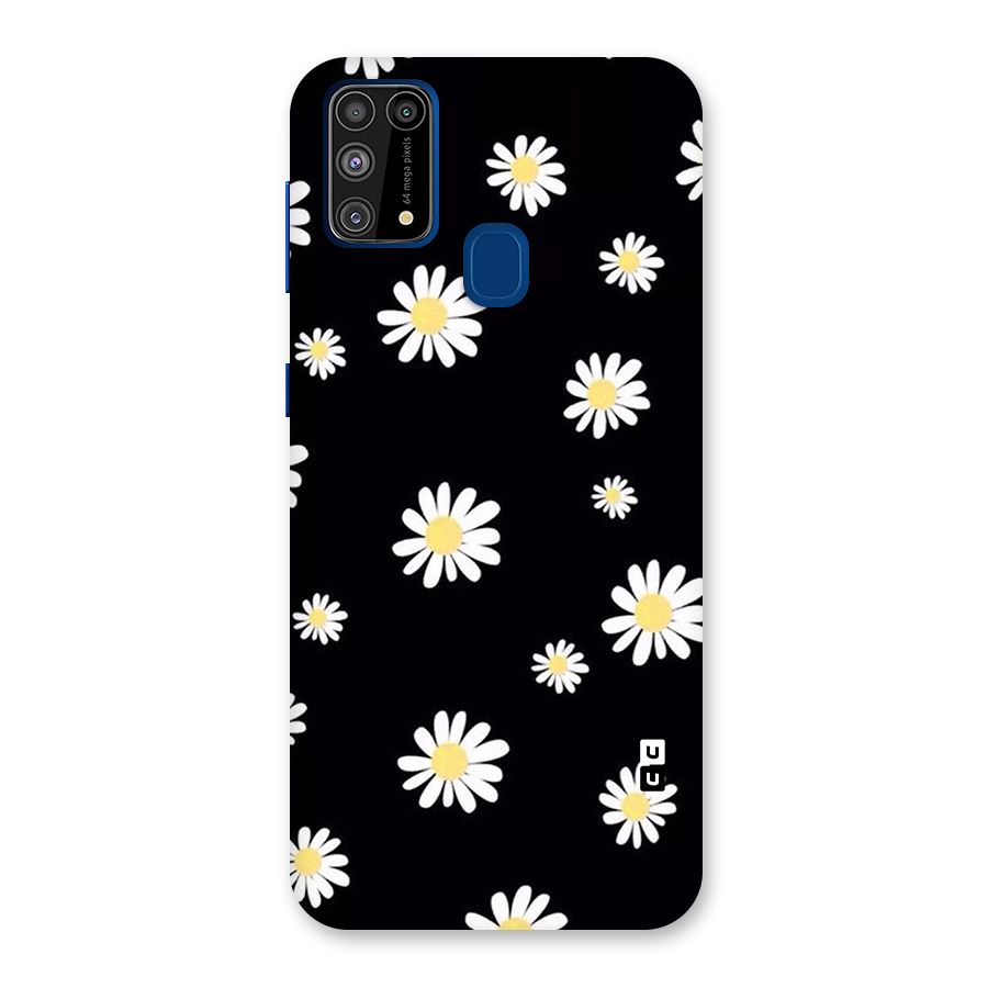 Simple Sunflowers Pattern Glass Back Case for Galaxy F41