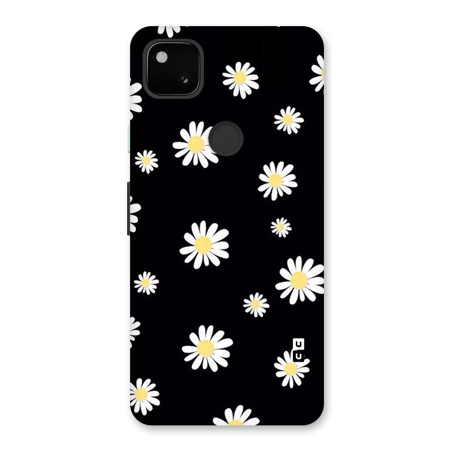 Simple Sunflowers Pattern Glass Back Case for Google Pixel 4a