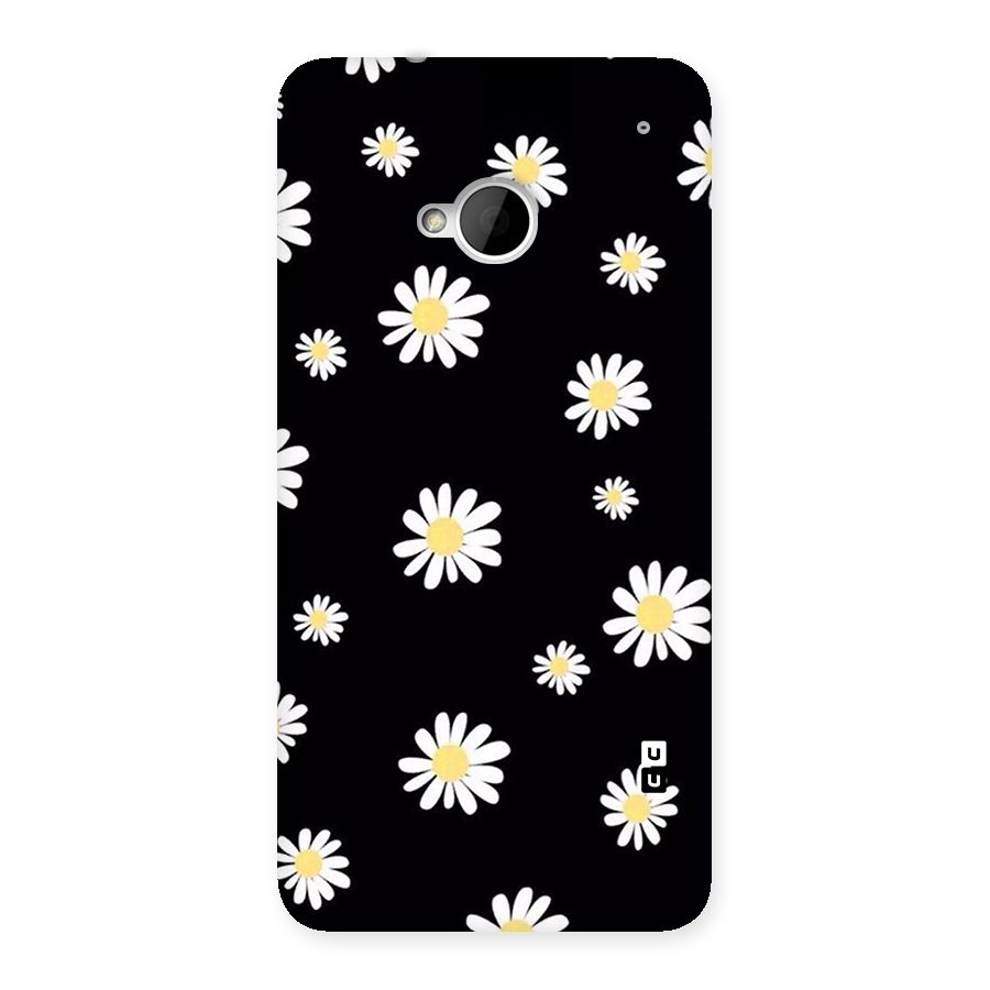 Simple Sunflowers Pattern Back Case for HTC One M7