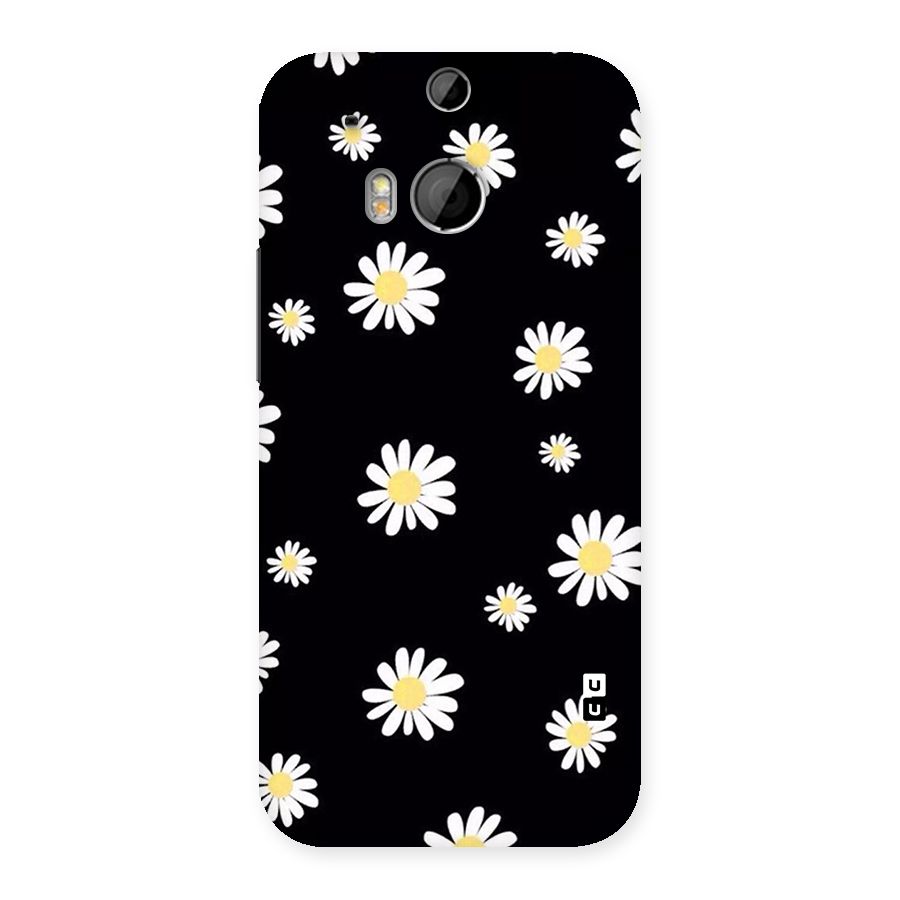 Simple Sunflowers Pattern Back Case for HTC One M8