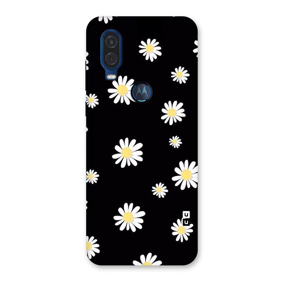 Simple Sunflowers Pattern Back Case for Motorola One Vision