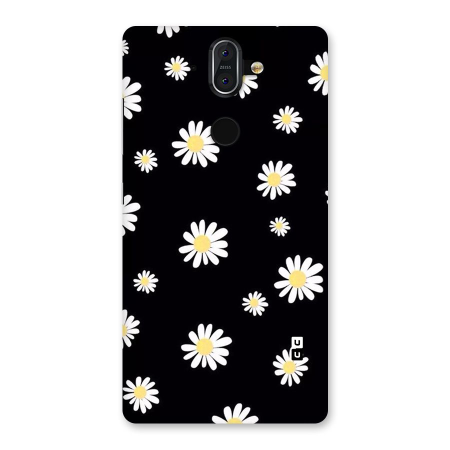 Simple Sunflowers Pattern Back Case for Nokia 8 Sirocco