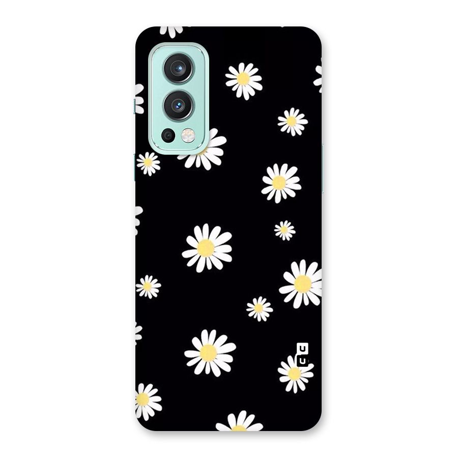 Simple Sunflowers Pattern Glass Back Case for OnePlus Nord 2 5G