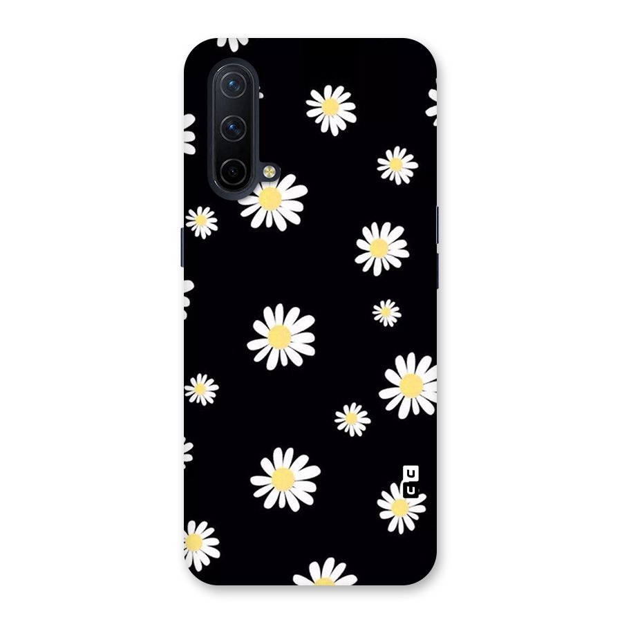 Simple Sunflowers Pattern Glass Back Case for OnePlus Nord CE 5G