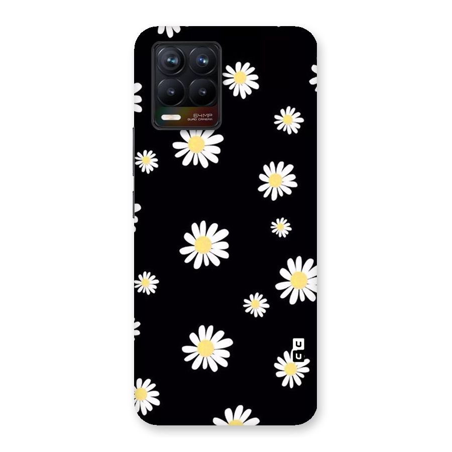 Simple Sunflowers Pattern Glass Back Case for Realme 8