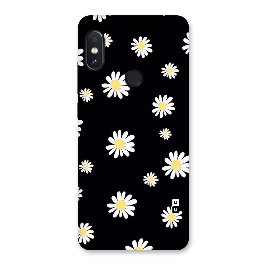 Simple Sunflowers Pattern Glass Back Case for Redmi Note 5 Pro