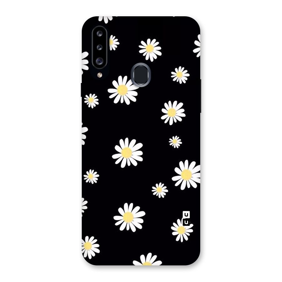 Simple Sunflowers Pattern Back Case for Samsung Galaxy A20s