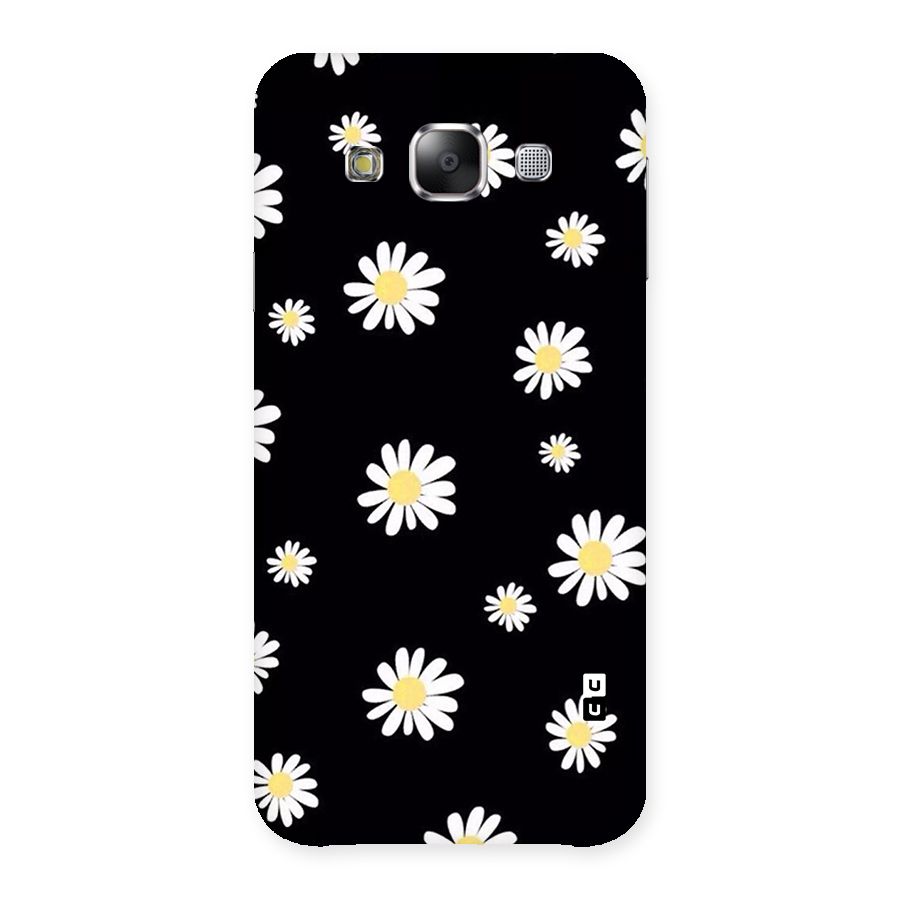 Simple Sunflowers Pattern Back Case for Samsung Galaxy E5