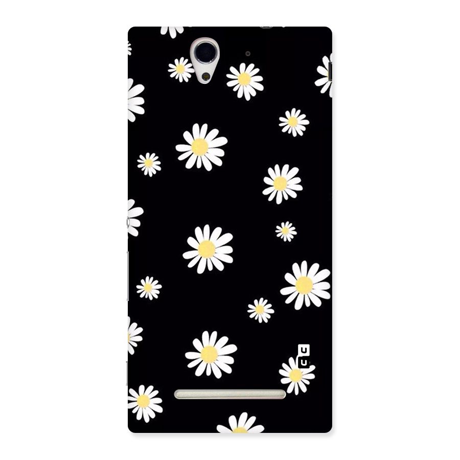 Simple Sunflowers Pattern Back Case for Sony Xperia C3