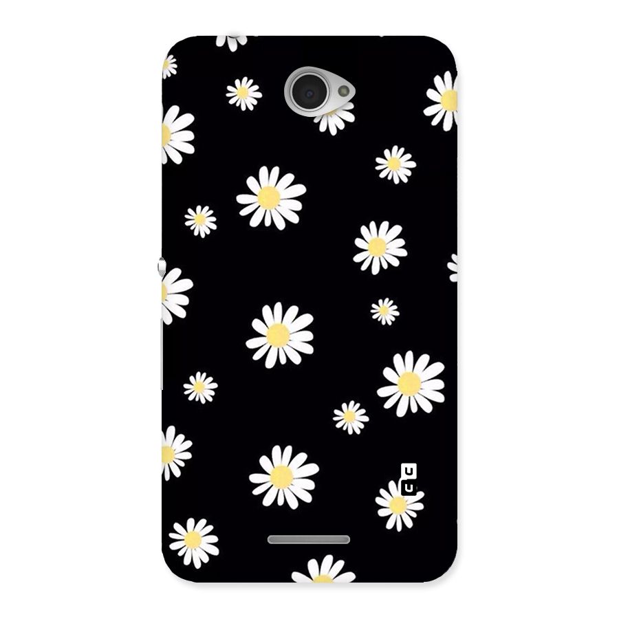Simple Sunflowers Pattern Back Case for Sony Xperia E4