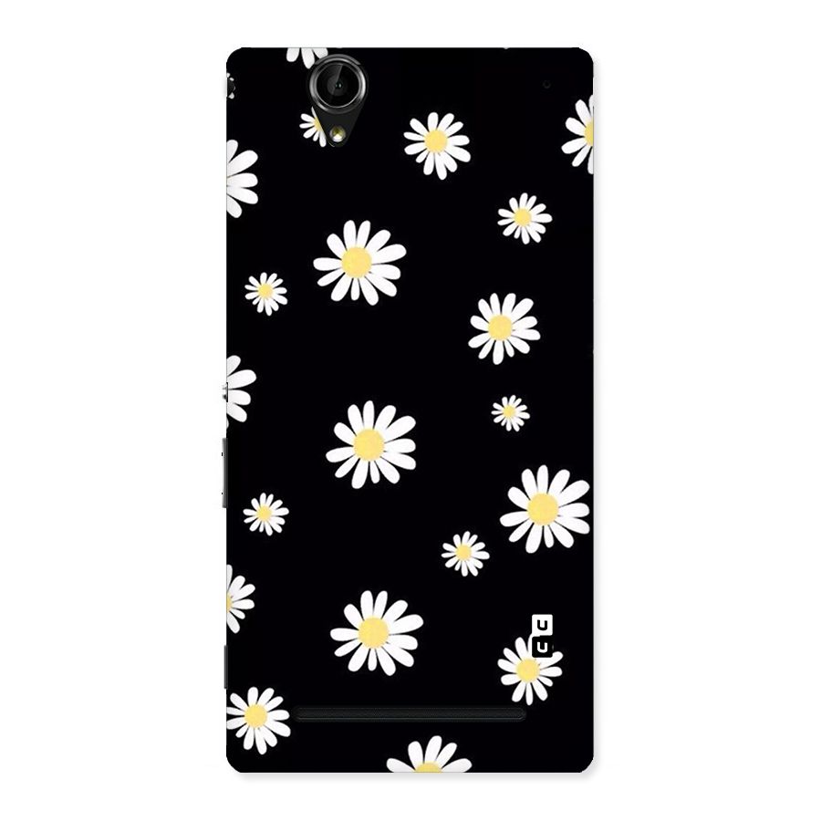 Simple Sunflowers Pattern Back Case for Sony Xperia T2
