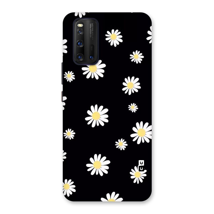Simple Sunflowers Pattern Glass Back Case for Vivo iQOO 3