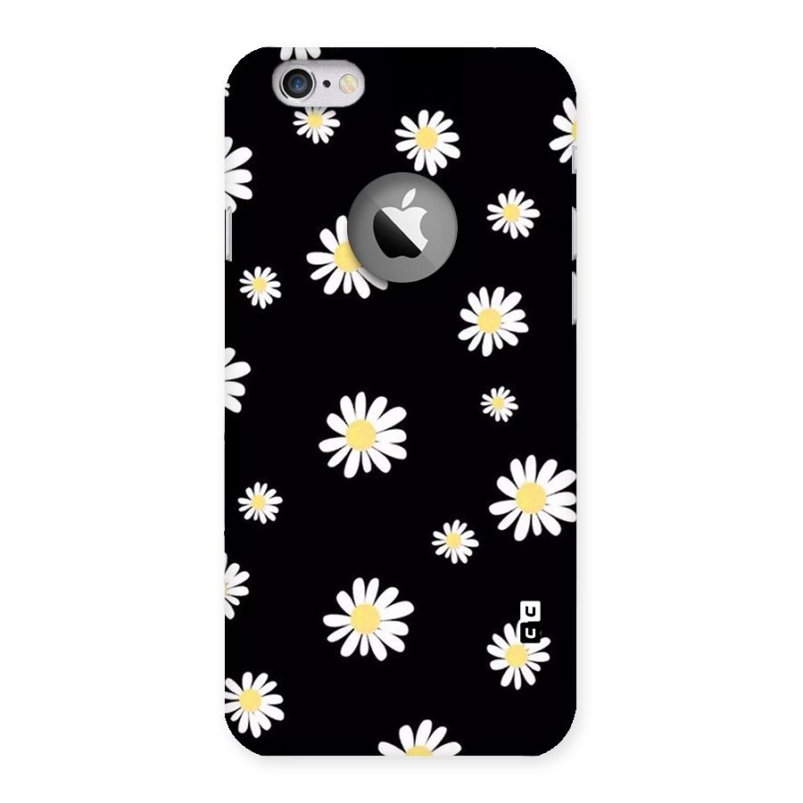 Simple Sunflowers Pattern Back Case for iPhone 6 Logo Cut