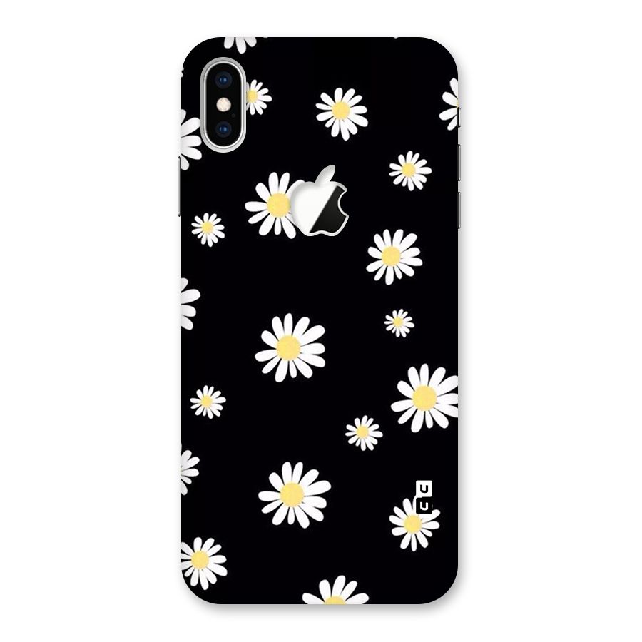 Simple Sunflowers Pattern Back Case for iPhone XS Max Apple Cut