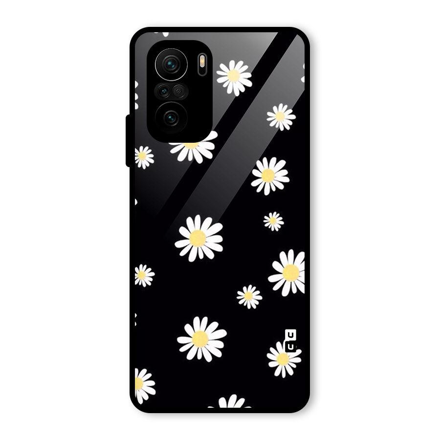 Simple Sunflowers Pattern Glass Back Case for Mi 11X Pro
