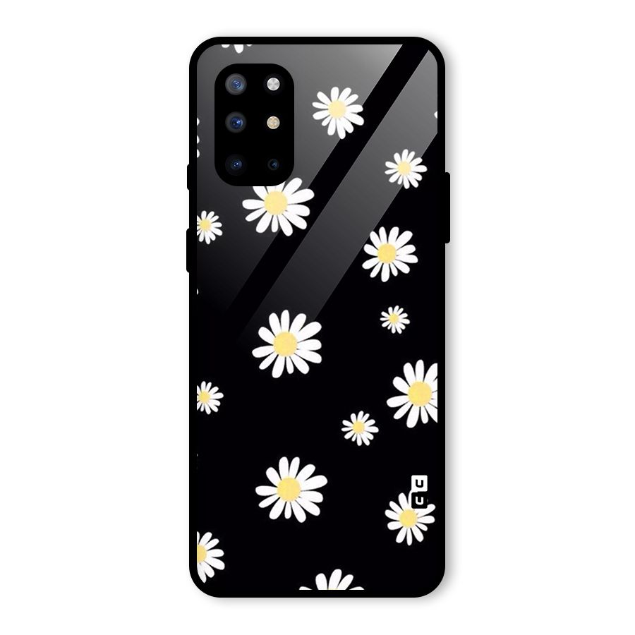 Simple Sunflowers Pattern Glass Back Case for OnePlus 8T
