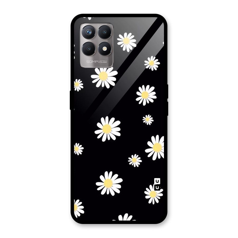 Simple Sunflowers Pattern Glass Back Case for Realme Narzo 50