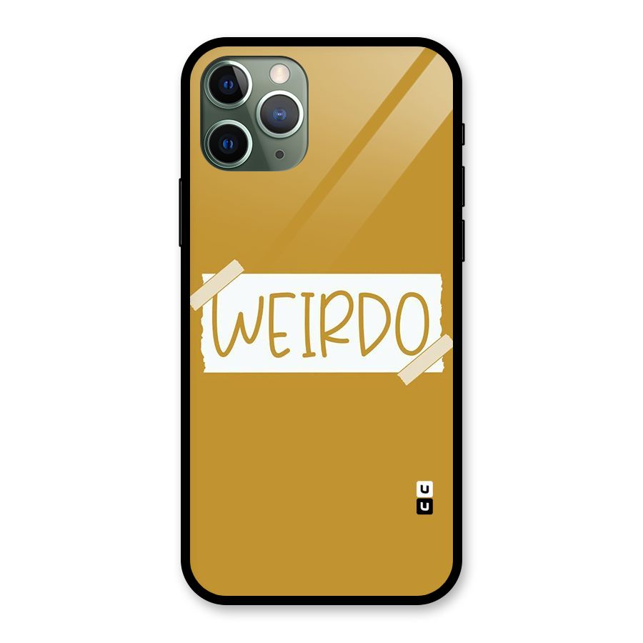 Simple Weirdo Glass Back Case for iPhone 11 Pro