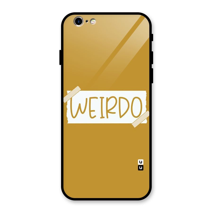 Simple Weirdo Glass Back Case for iPhone 6 6S