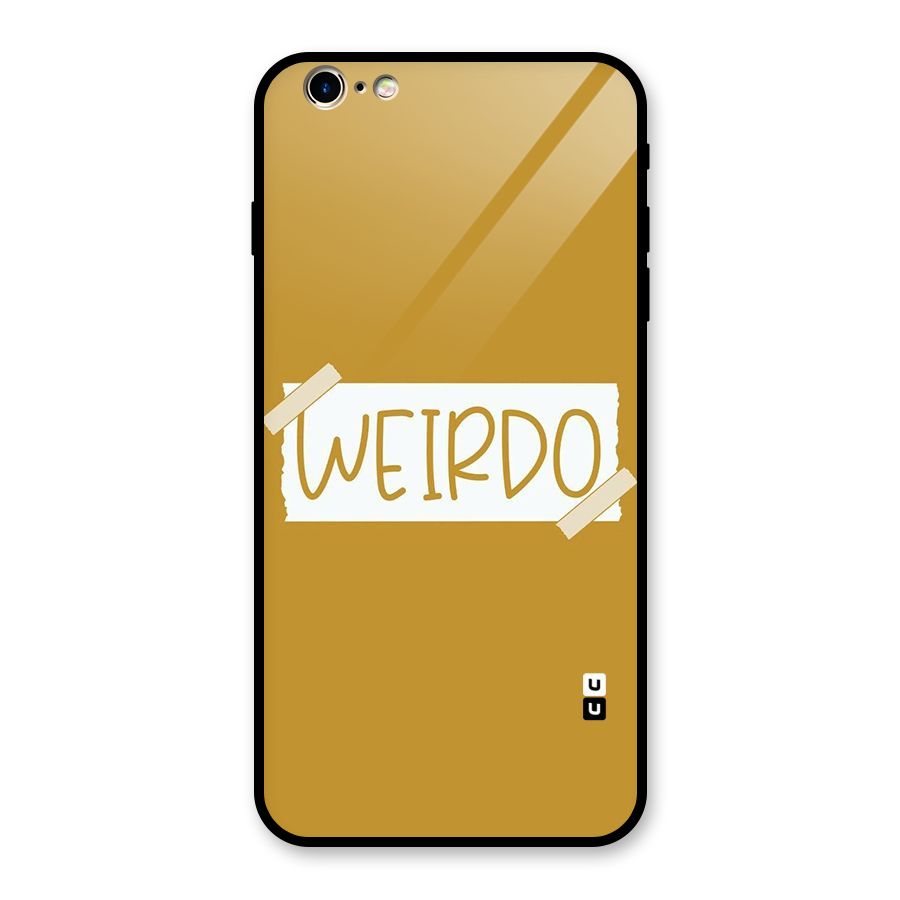 Simple Weirdo Glass Back Case for iPhone 6 Plus 6S Plus