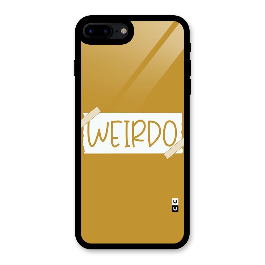 Simple Weirdo Glass Back Case for iPhone 8 Plus