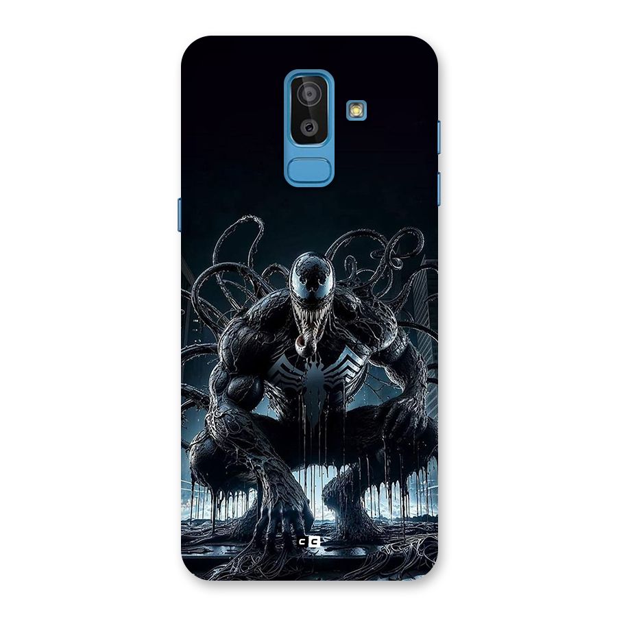 Sitting Venom Back Case for Galaxy J8