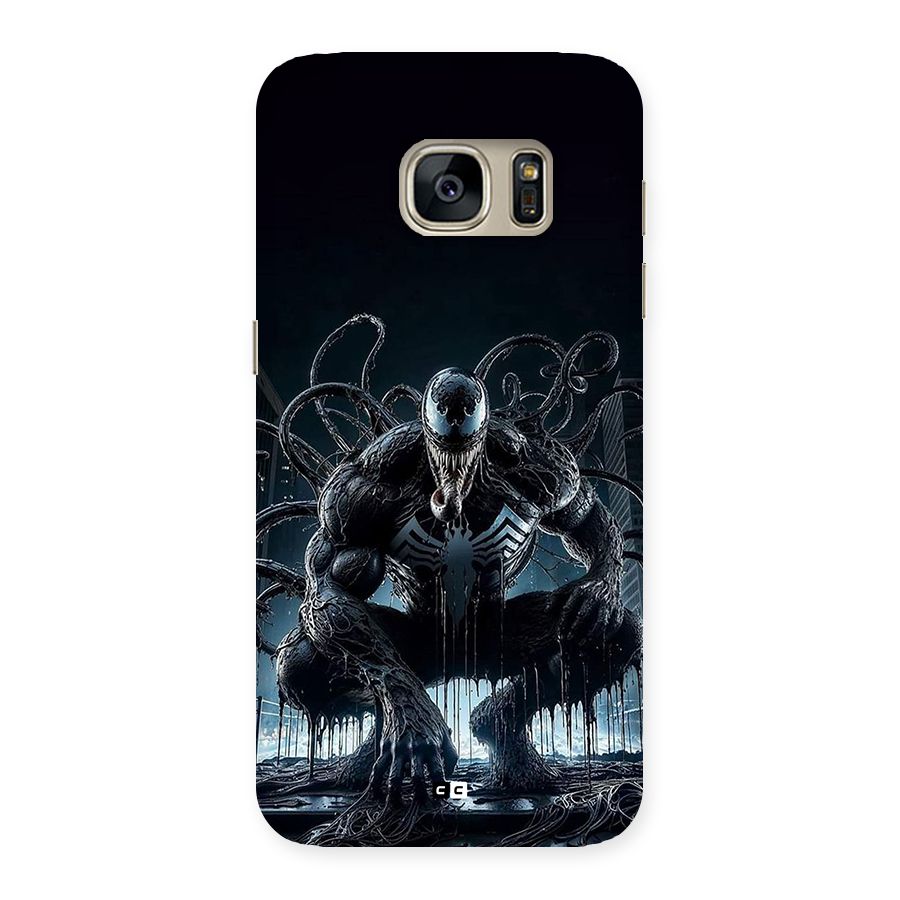Sitting Venom Back Case for Galaxy S7
