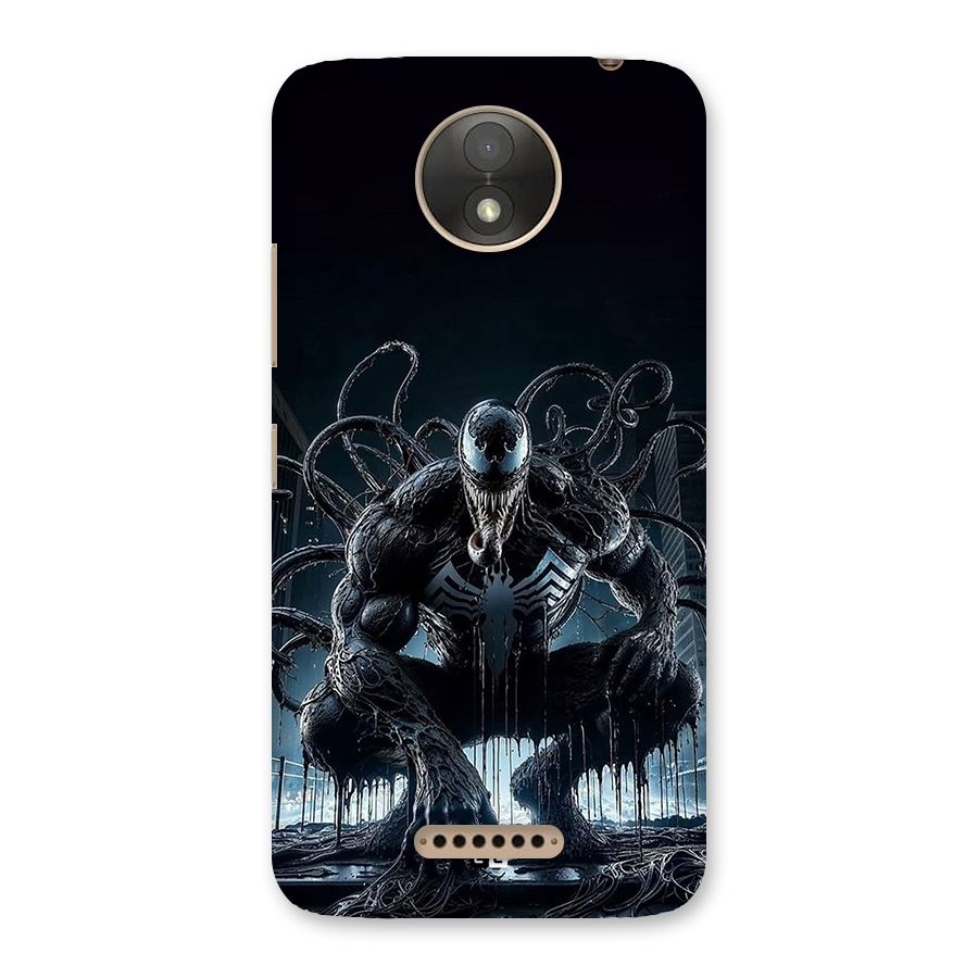 Sitting Venom Back Case for Moto C Plus
