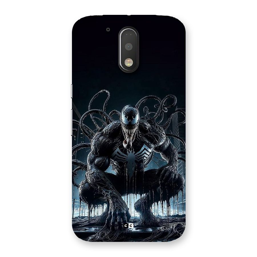 Sitting Venom Back Case for Moto G4 Plus