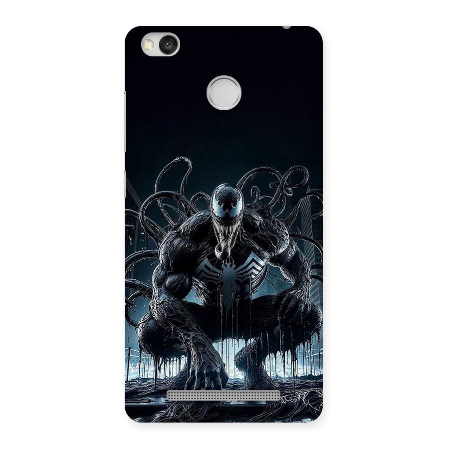 Sitting Venom Back Case for Redmi 3S Prime
