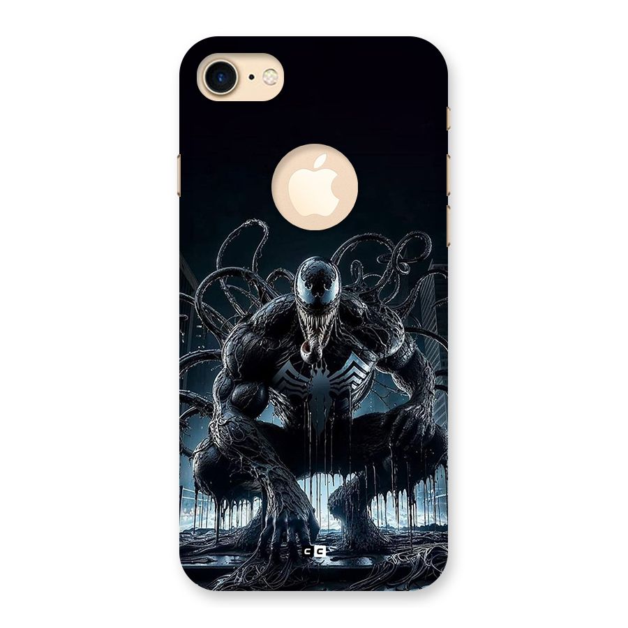 Sitting Venom Back Case for iPhone 7 Logo Cut