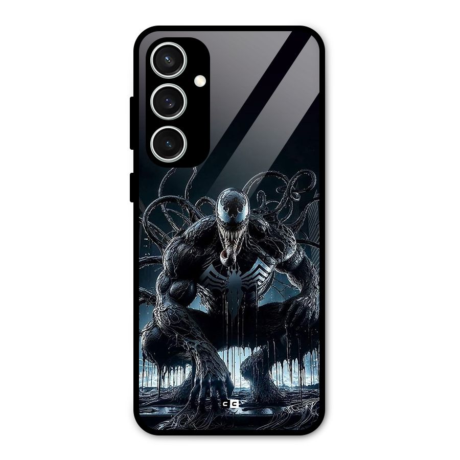 Sitting Venom Glass Back Case for Galaxy S23 FE