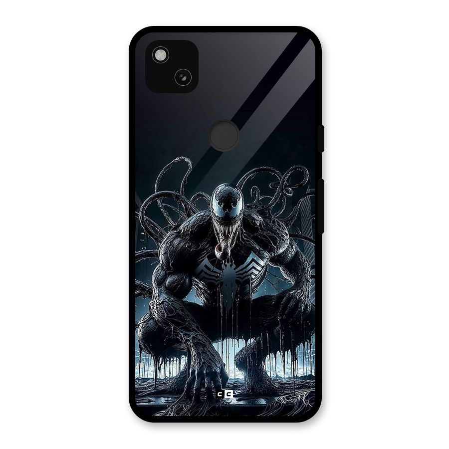 Sitting Venom Glass Back Case for Google Pixel 4a